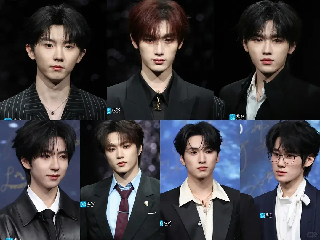 微博之夜时代少年团怼脸生图马嘉祺，丁程鑫，宋亚轩，贺峻霖，刘耀文，严浩翔，张真源