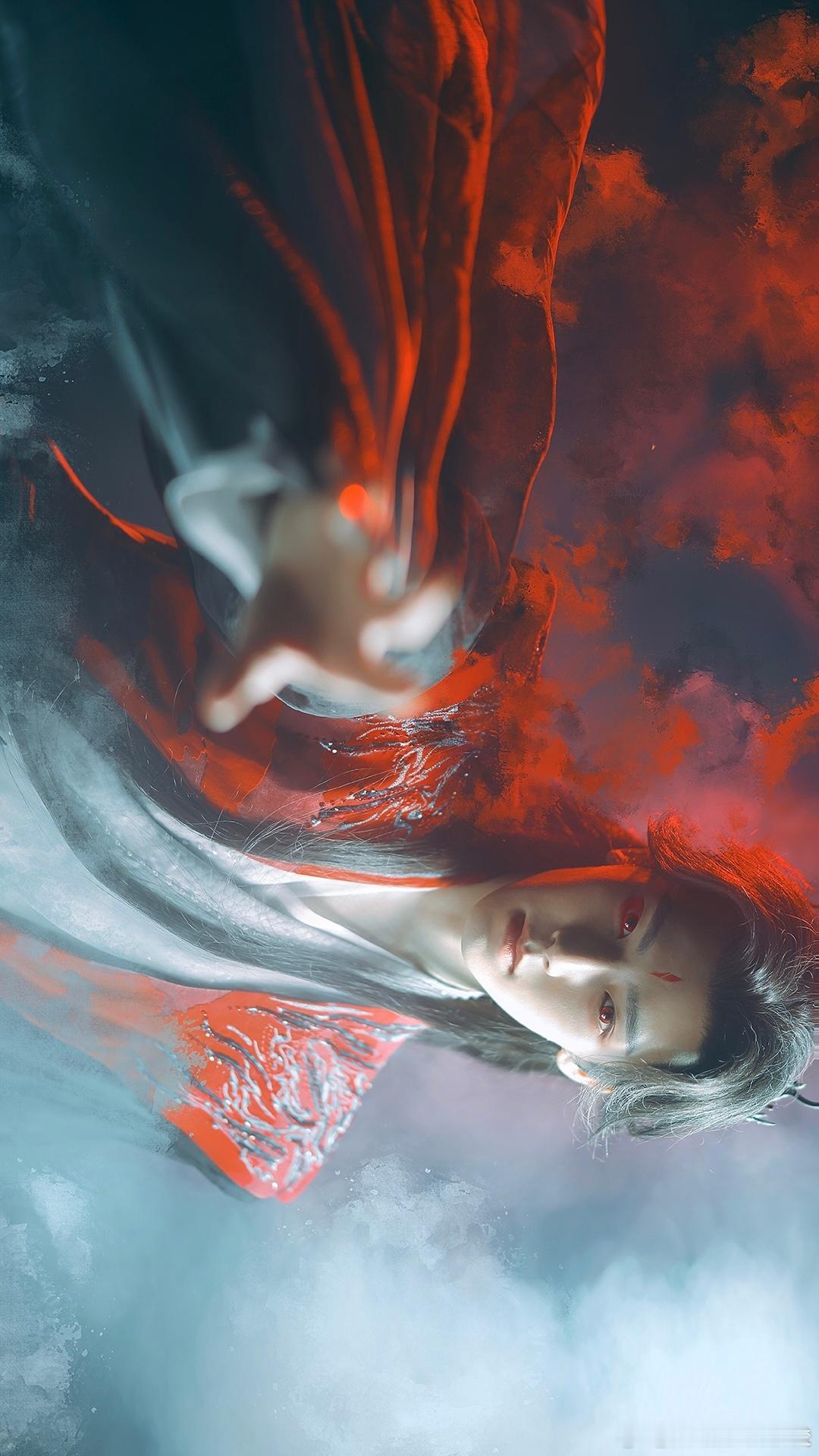 我拍的妖君侯明昊 真的太绝了，拍到的侯明昊古装扮相英气十足，一举一动都带着妖君的