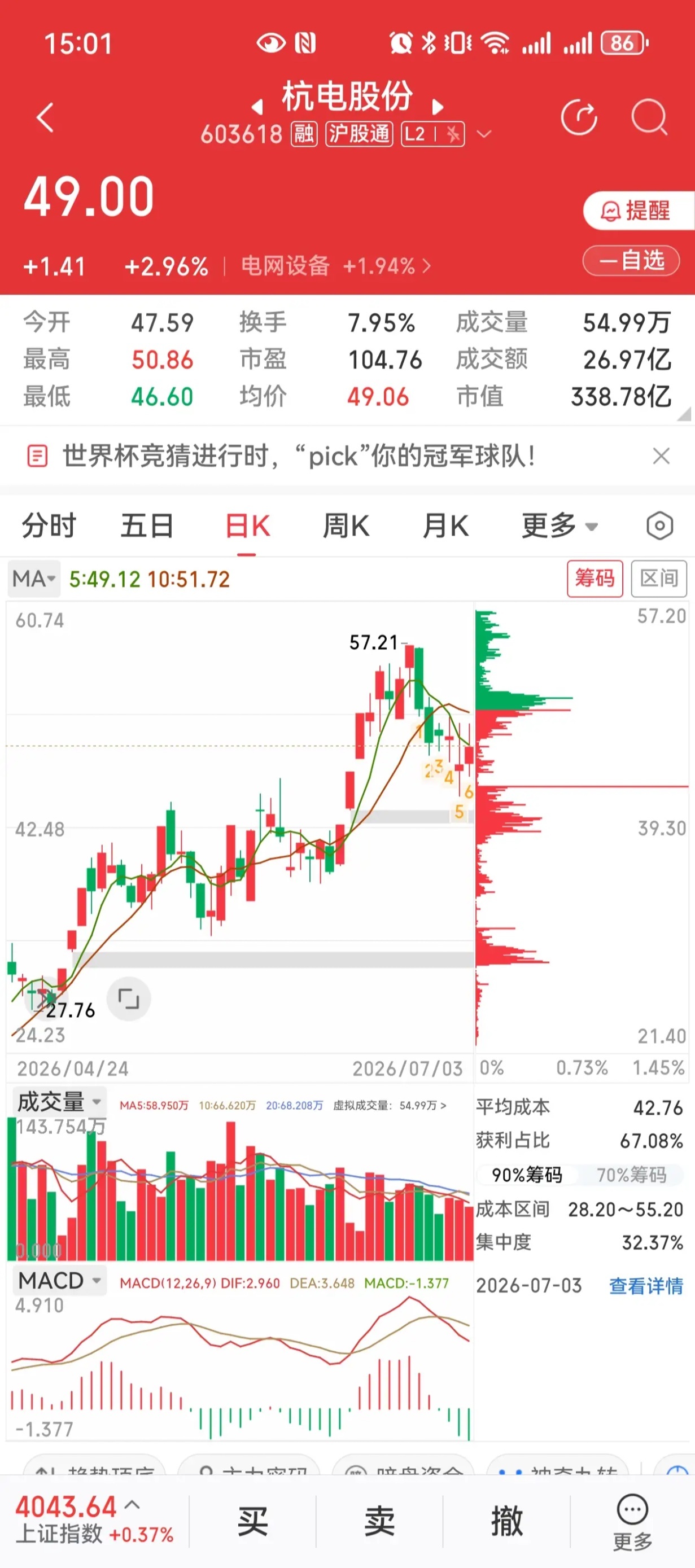 线缆赛道两股走势两极分化！业绩大幅预增VS深度回调企稳，客观拆解基本面同属电网线
