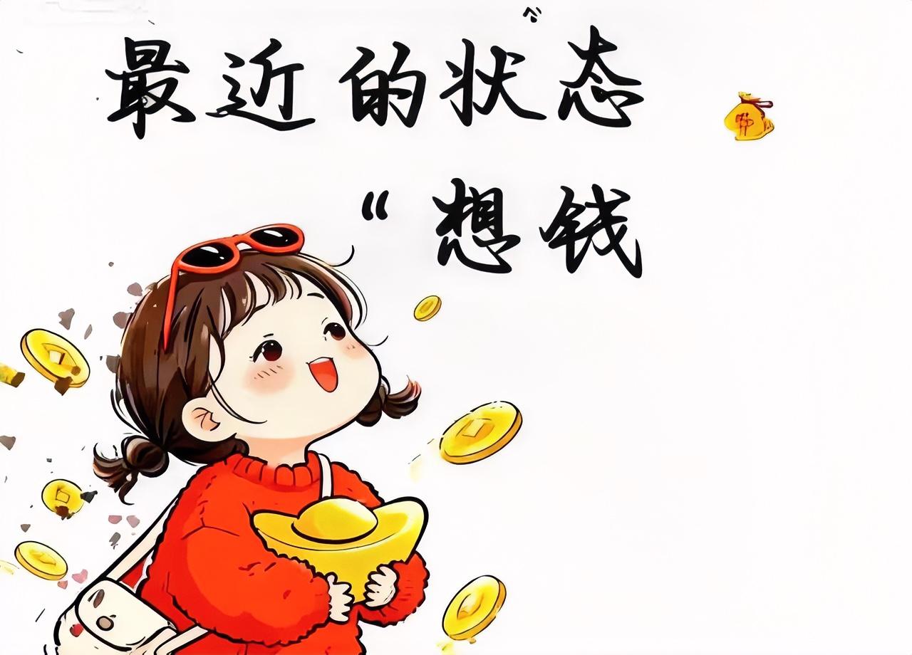 钱
想钱
想挣钱
想好多钱
想有更多钱
想要挣踏实钱
想全家不愁花钱
想卡里慢慢