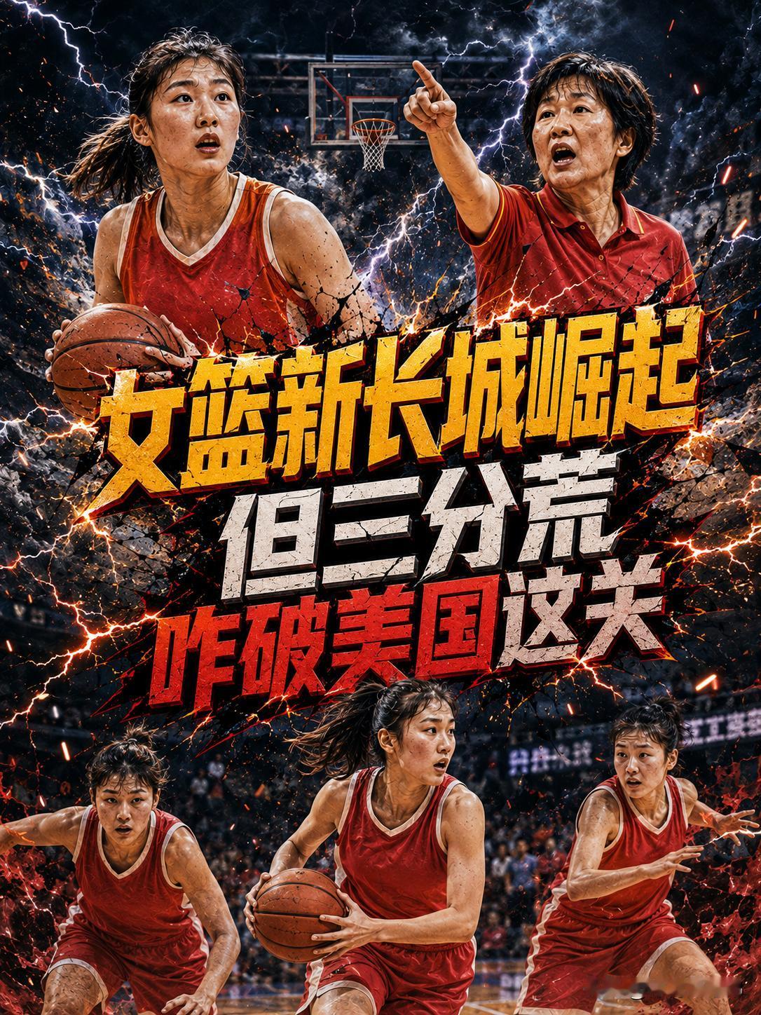 中国女篮新一代的移动长城终于横空出世，看来只要宫鲁鸣战术布置合理，张子宇这名年轻