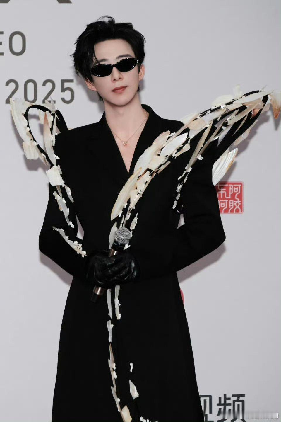 刘宁宁第一套星光大赏红毯，男模级别  被帅晕过去了 