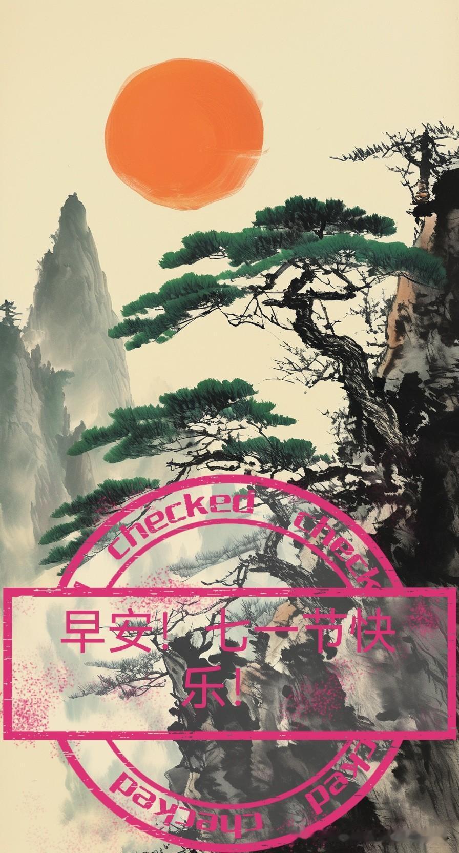 早安！快乐开心每一天！今天7月1日党的生日，祝愿您与祖国一起幸福安康，富强和谐！