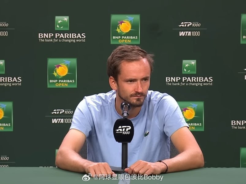 梅德韦杰夫赛后采访【如果我和卡洛斯打10次，我输的次数可能会比赢的次数多】记者问