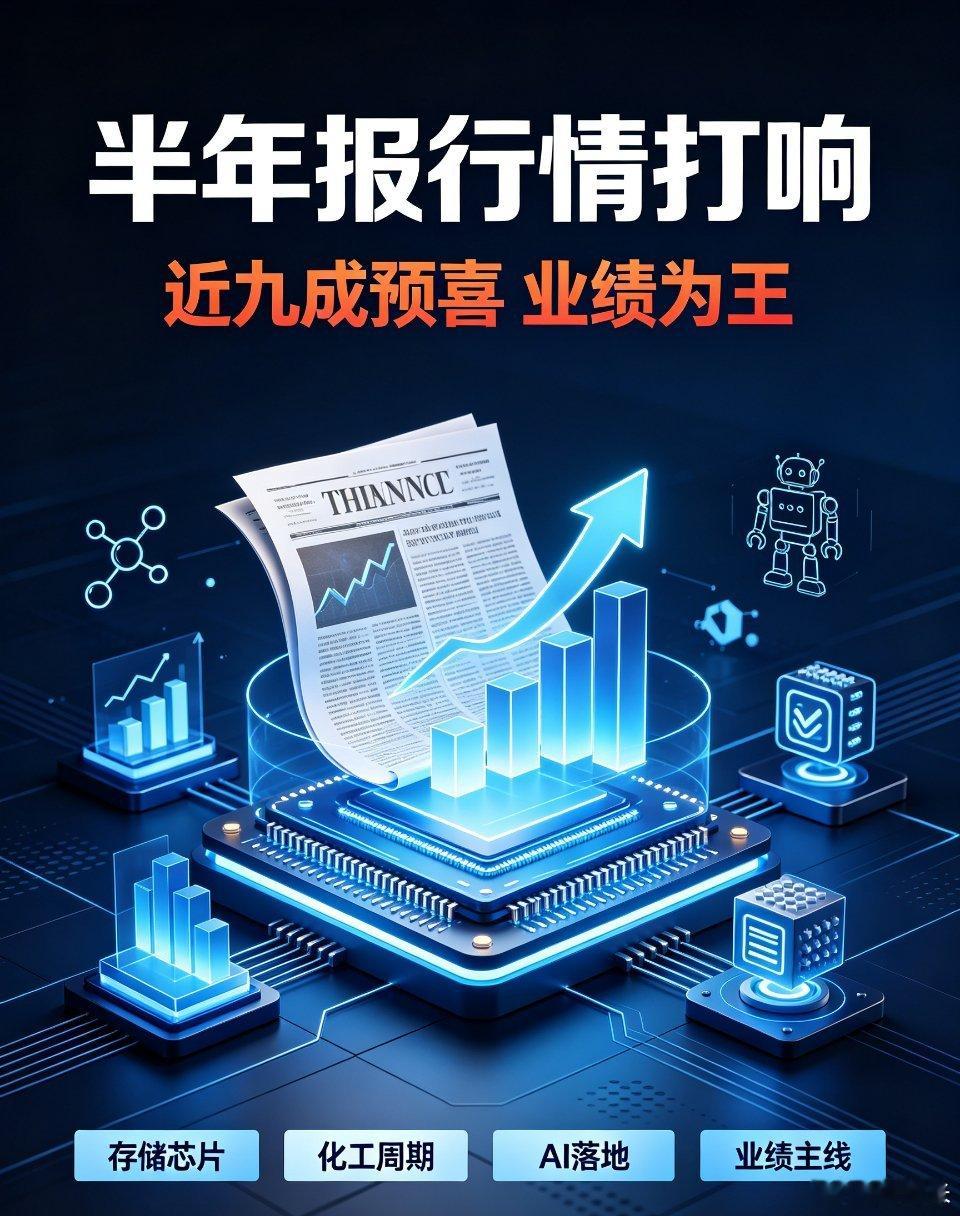 半年报行情正式打响A股半年报预喜潮来袭！目前103家披露预告，近九成预喜，超50