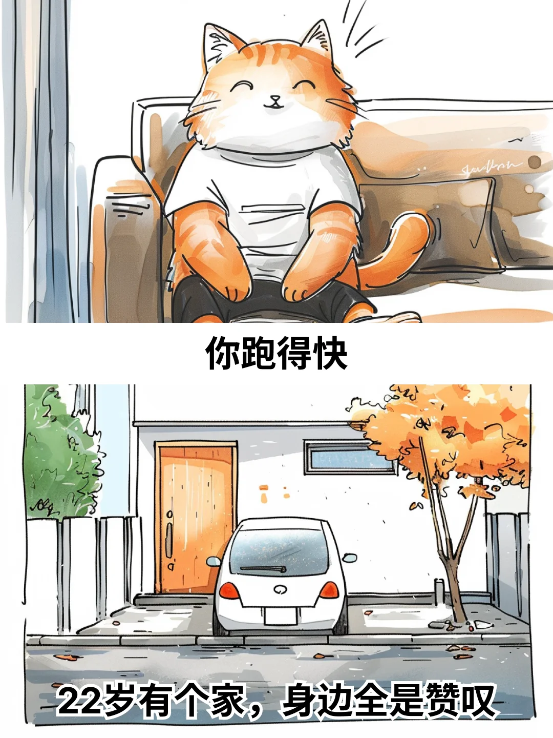 这段话太治愈了~