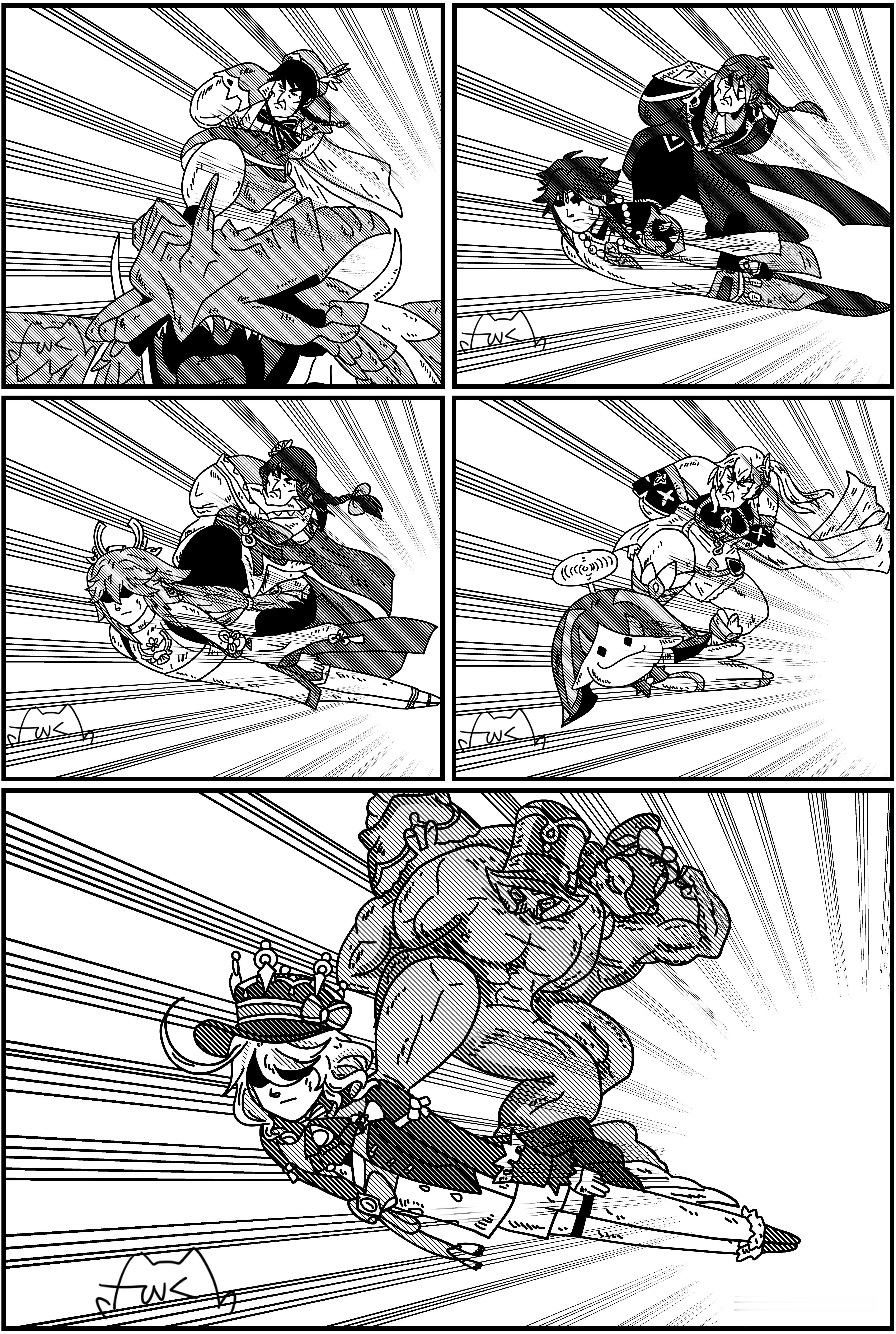 神与眷属冒昧问一下，你们的动作指导是谁啊[允悲]？作者：老放克（已授权）#原神4