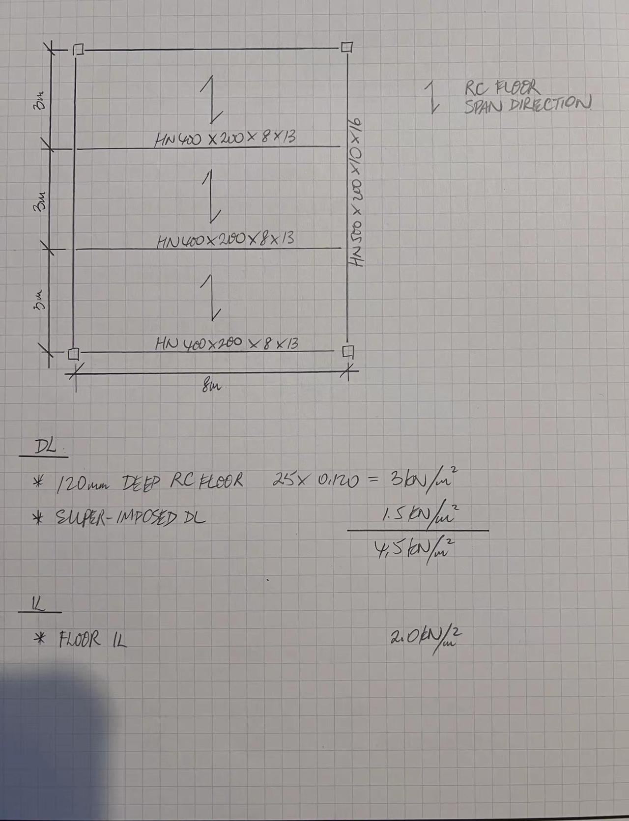 刷到一个注册结构工程师讲解钢节点设计。顺手自己练习了一下 钢结构 土木工程 多跨