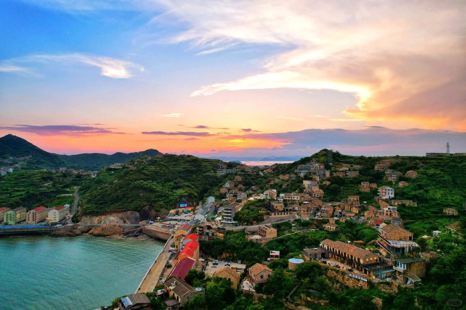 浙江温岭千年古镇石塘