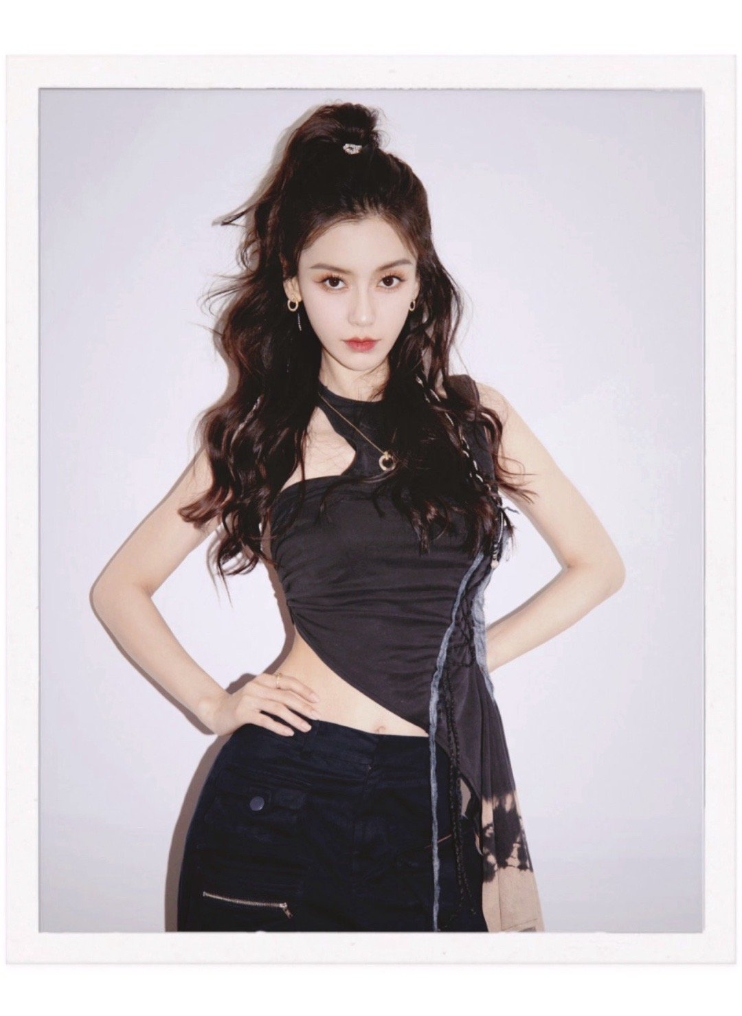 tg:angelababy 好适配撕拉片的一张脸！ ​​​