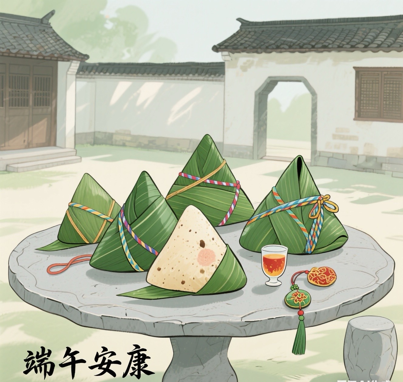 早呀大家端午安康～今天端午节 都吃什么馅儿的粽子呀👀 ​​​