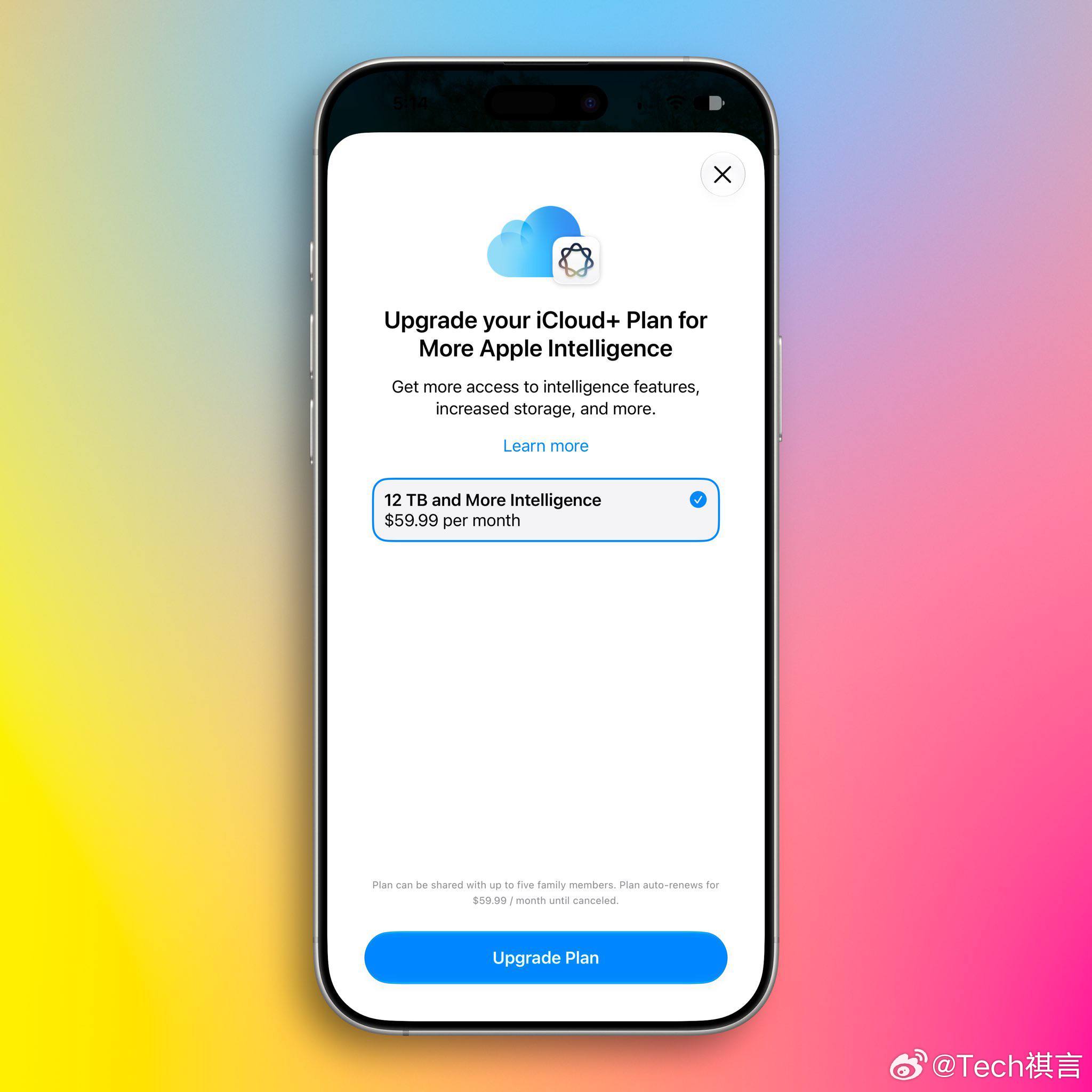 Apple iOS 27 将为订阅 2TB 及以上 iCloud+ 计划的用户带