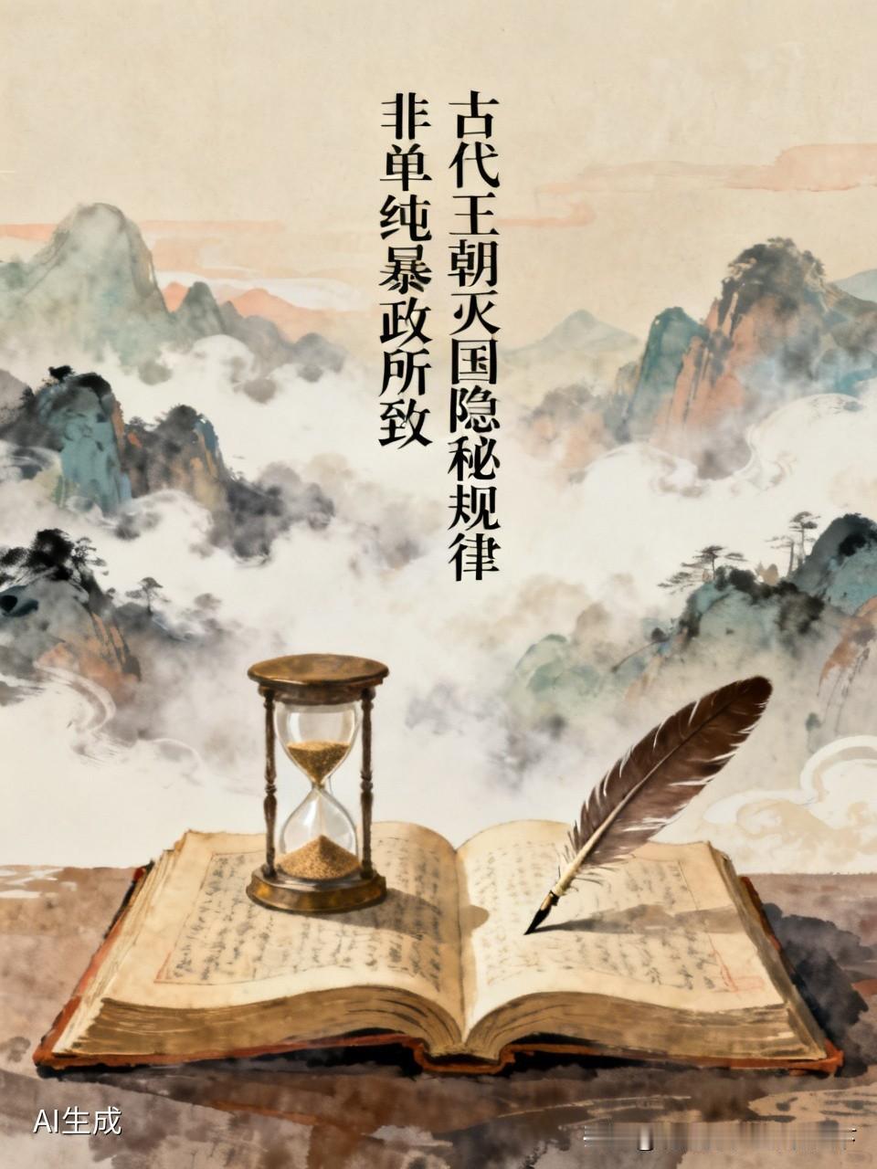 古代王朝灭国的隐秘规律，从来都不是单纯的暴政所致
 
我们读课本，总被一句话固化