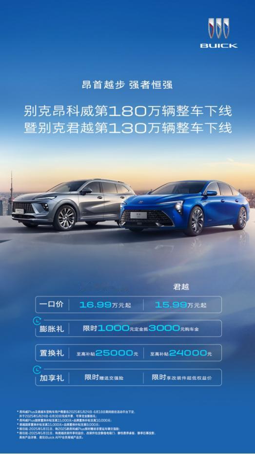 中级轿车与SUV双线发力，别克销量结构全面升级
衡量一款车的成功，销量是一面镜子