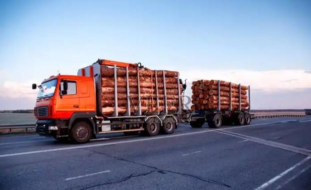 湖南宁乡，一货车司机将32吨圆木运到目的地，由于排队卸货的车特别多，他从晚上11