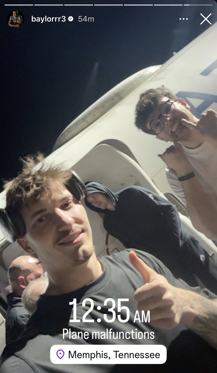 凯尔特人因飞机故障滞留，沙伊尔曼晒和雨果的自拍记录生活