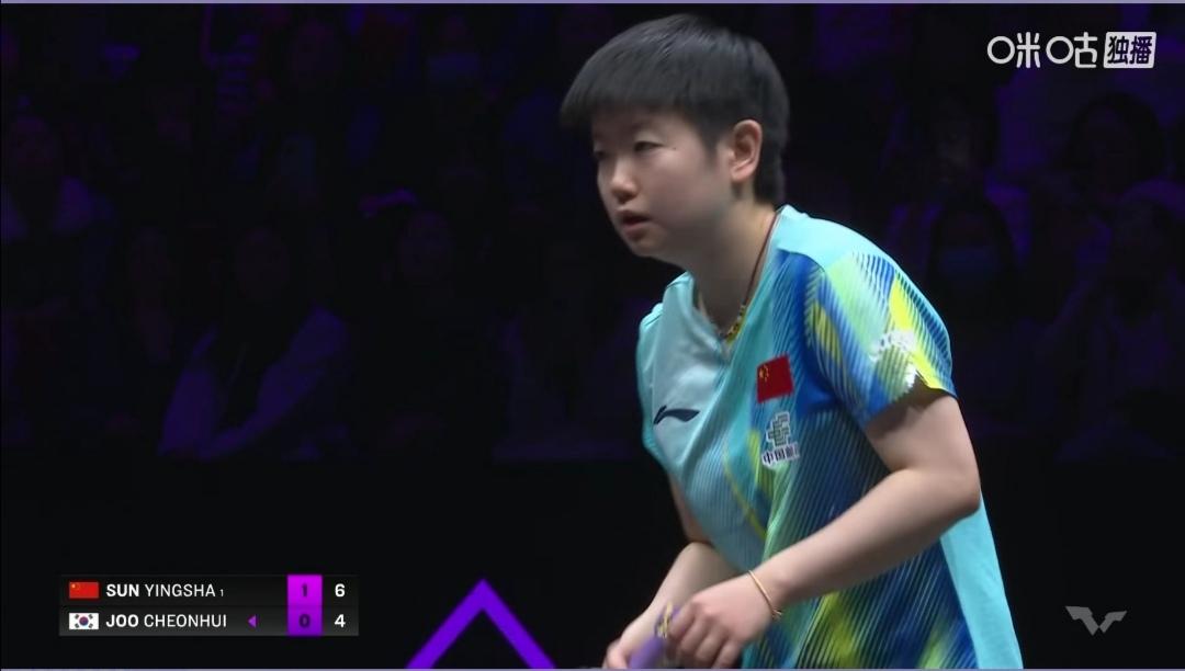 人气王孙颖莎3：0横扫韩国朱芊曦，晋级16强！


单打世界排名第一、赛会1号种