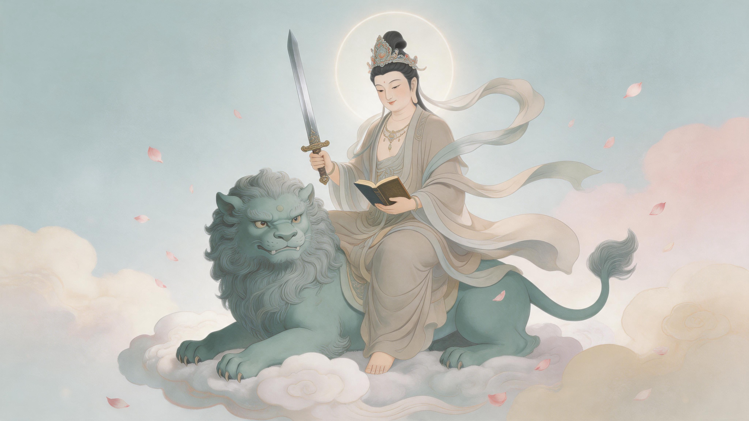 文殊灵光相伴，解开困惑，万事皆有佳音 