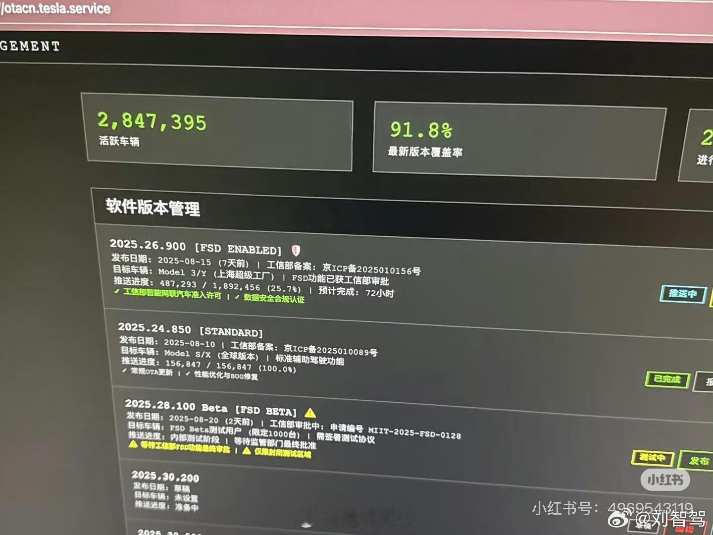 FSD推送难道是要与6座Y交付一起？特斯拉fsd特斯拉fsd新能源汽车﻿﻿ ​​