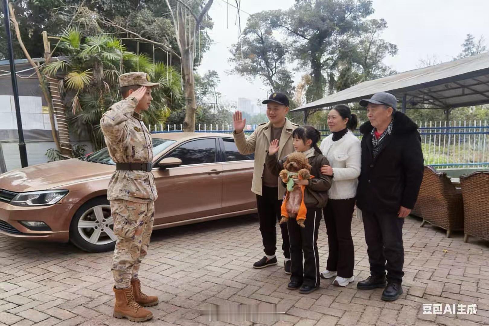 【以青春之名，赴家国之约｜AI定格边防战士春节团圆照】当除夕的团圆饭热气升腾，当