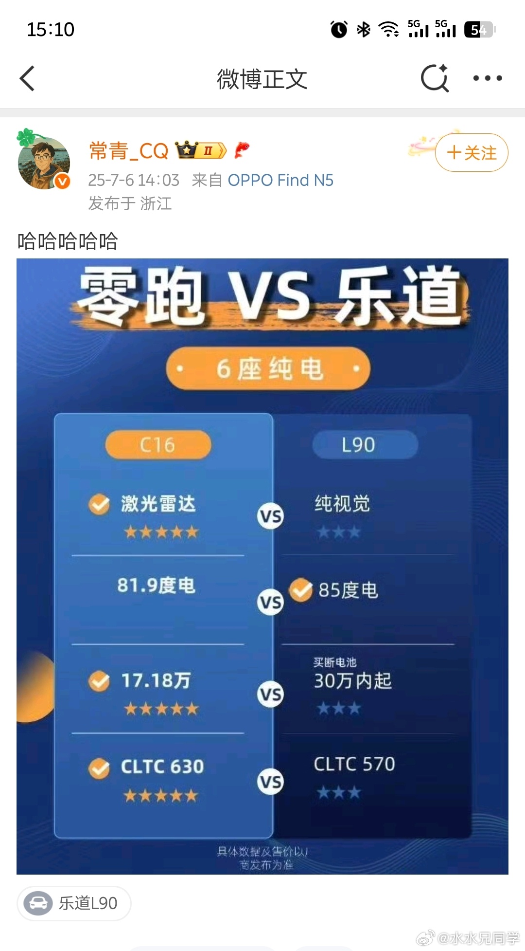 他们在面对乐道L90的时候，内部分成了两派，一派主和，一派主战，谁也不服谁，甚至