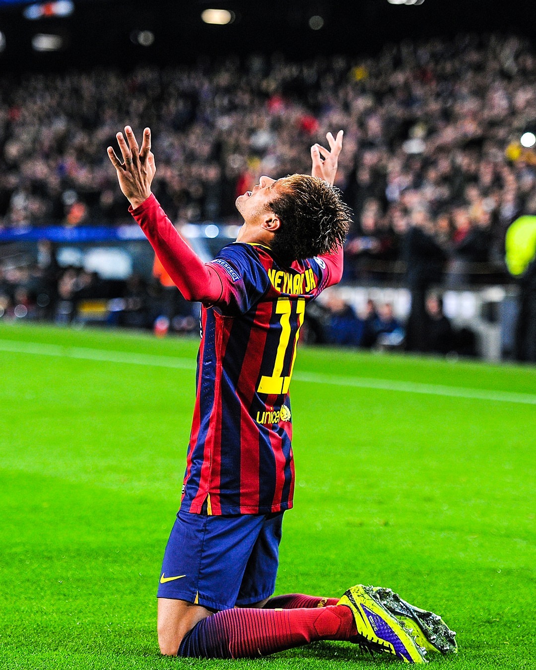 12年前，21岁的内马尔打进了他的第一个冠军联赛进球。当然,他最终用了帽子戏法。