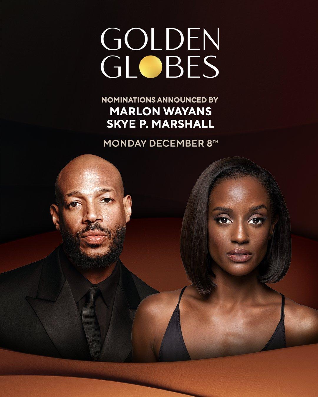 第83届金球奖公布提名名单发布时间，北京时间12月8日晚将由演员马龙·韦恩斯、斯