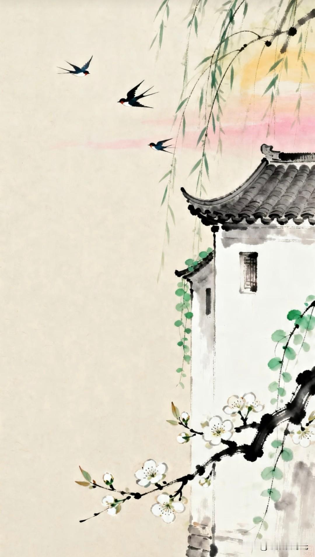 春归江南绿，燕语唤新家。
东方艺境春归江南分享