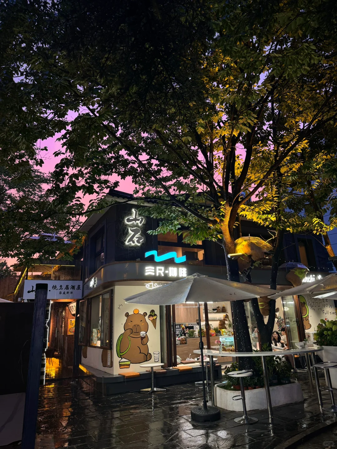 下雨天在大连，遇见粉色晚霞，会有好运降临吗