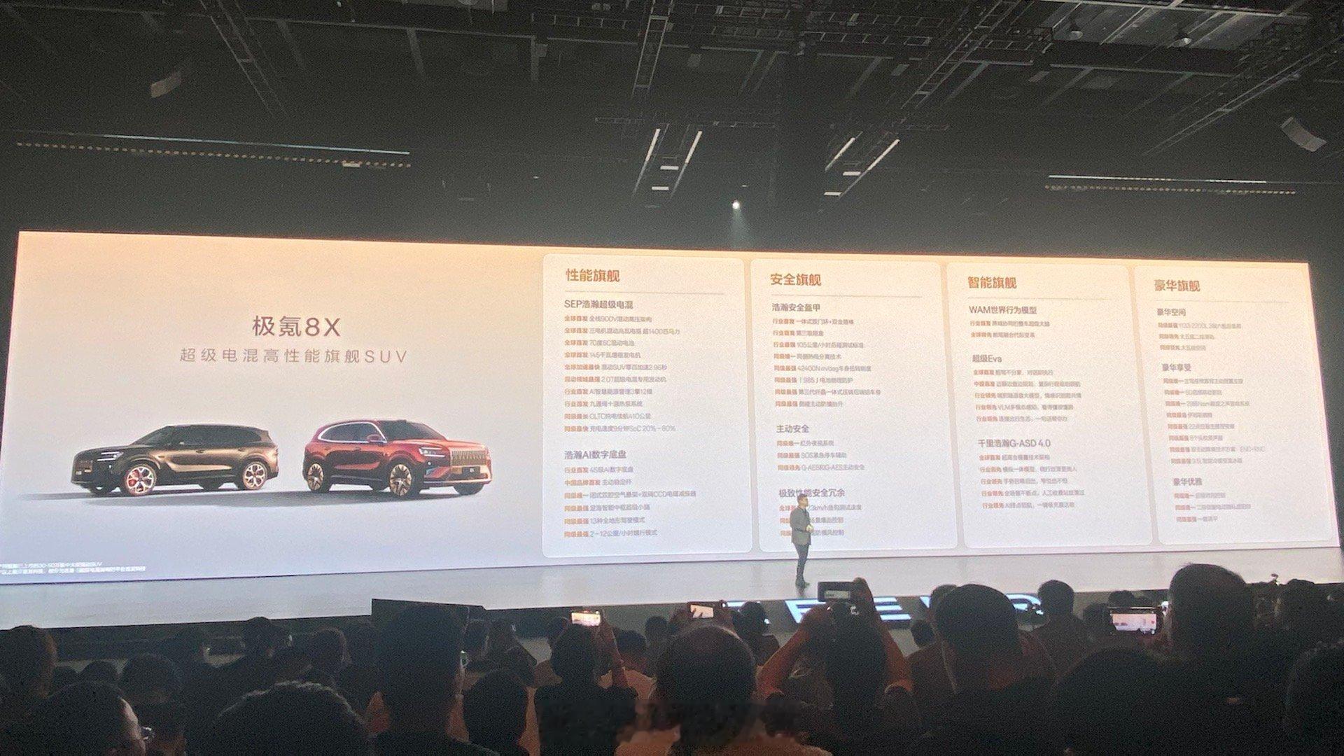 新公路之王极氪8x正式上市 极氪 8X 越跑电量越多！30%-80% 也只需要 