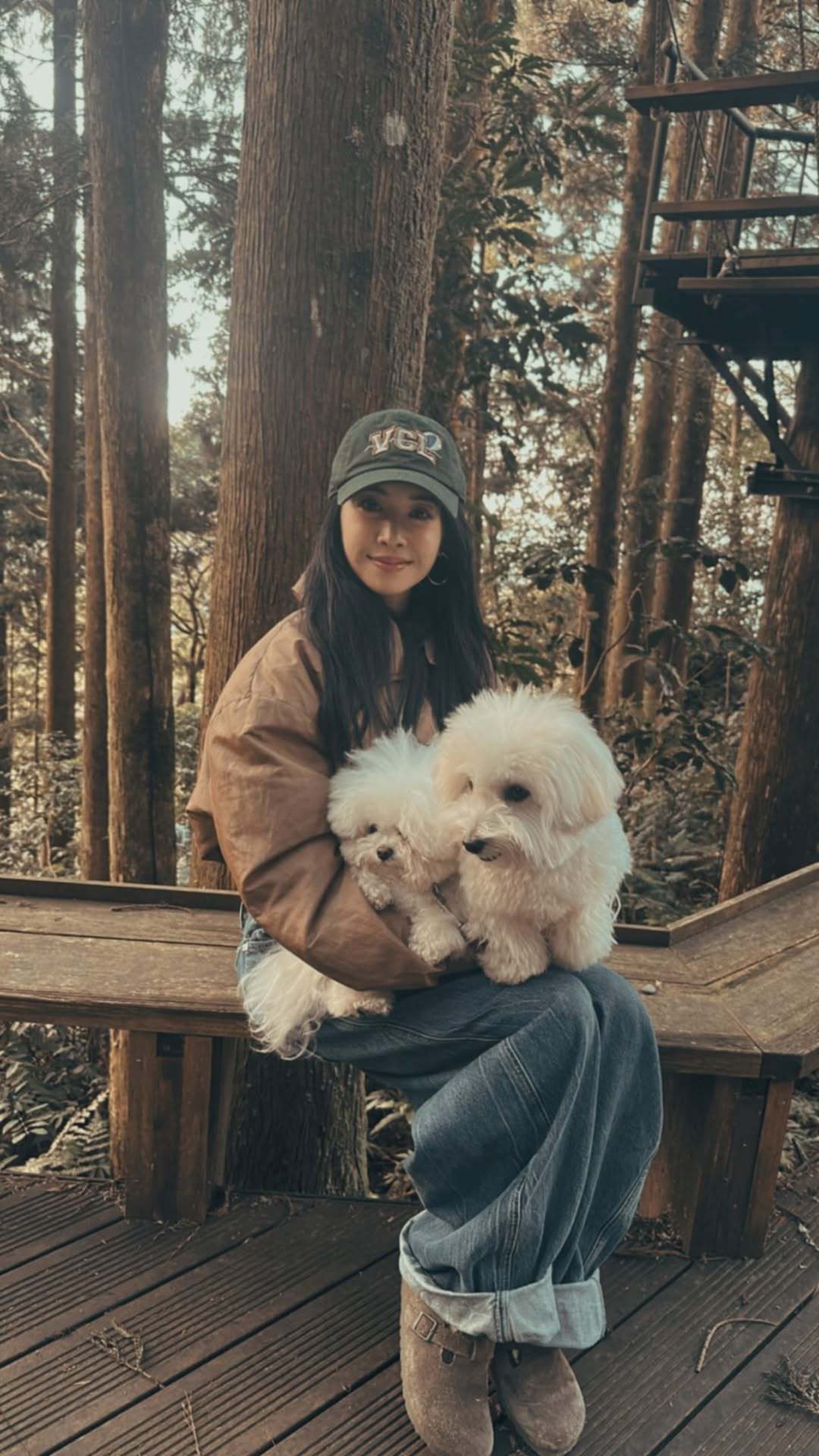 蔡依林回归遛崽大家长🥰 