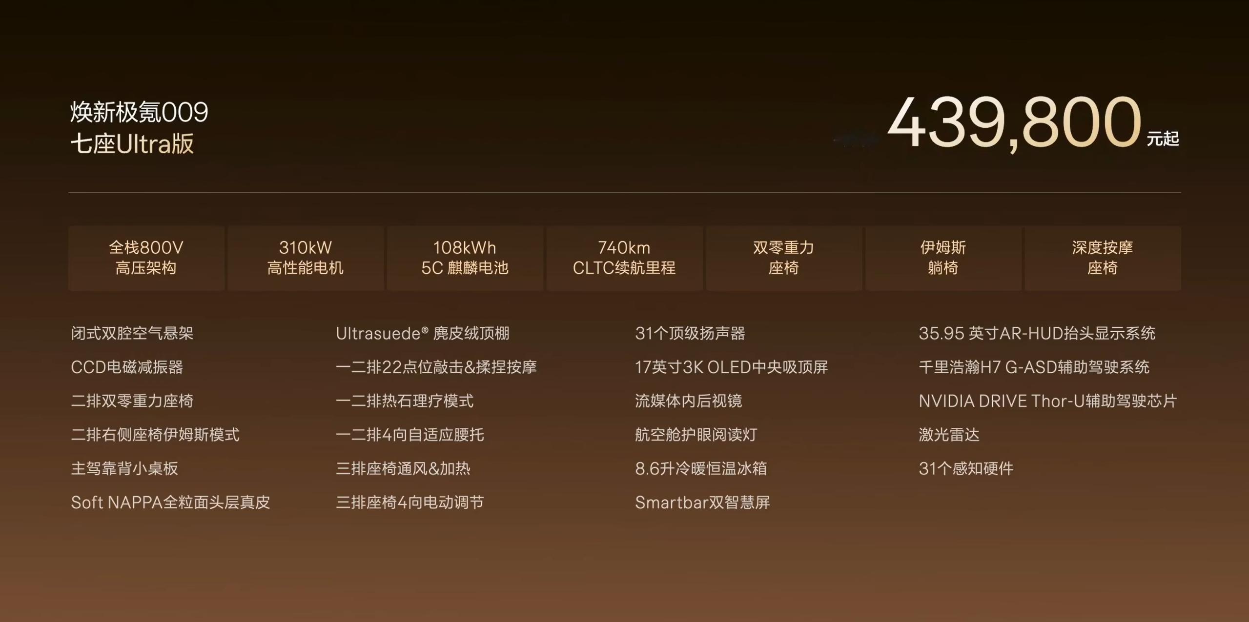 5月19日晚19:00，2026款焕新极氪009正式上市，以外观、内饰、智能座舱