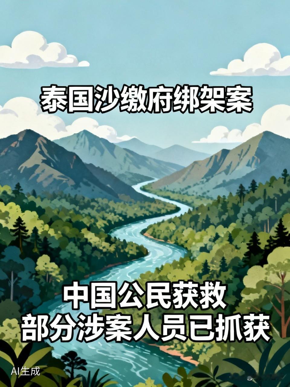 泰国沙缴府近日发生一起恶性绑架案，5名中国公民遭4名现役警察和1名平民合谋绑架勒
