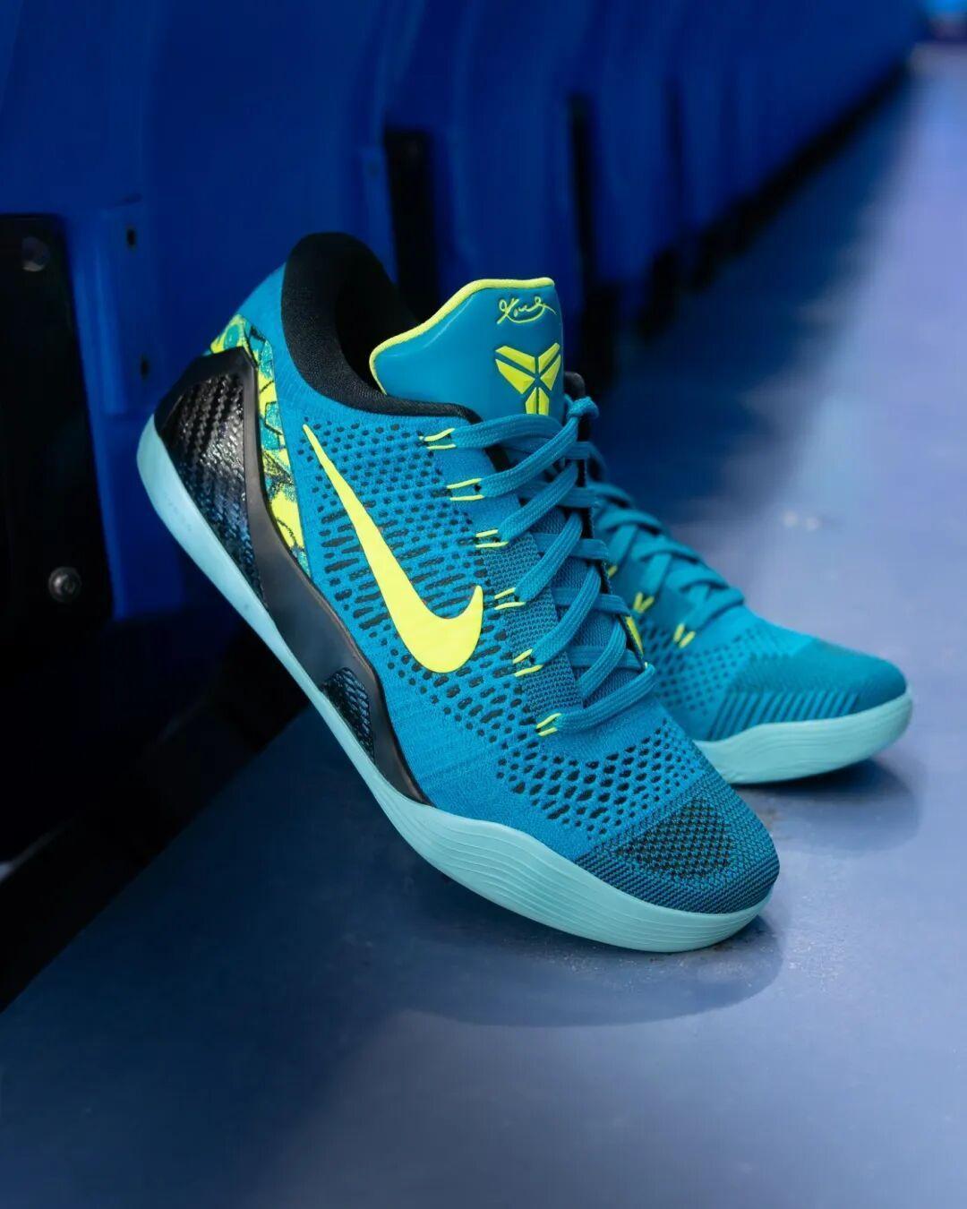 记得当年这双Kobe9，好多有钱人花钱把高帮改成了低帮。如今官方直接安排低帮版本