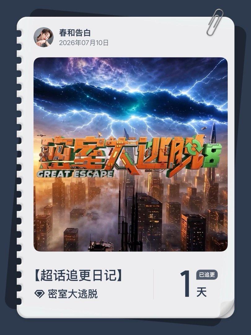 密室大逃脱超话追更日记  第1集 