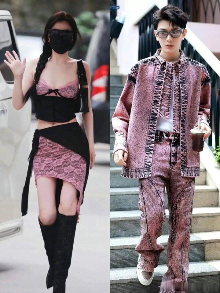 禹宙中欣版情侣穿搭指南🈶（bushi！ 上海男孩上海女孩就是潮啊 [喵喵] 