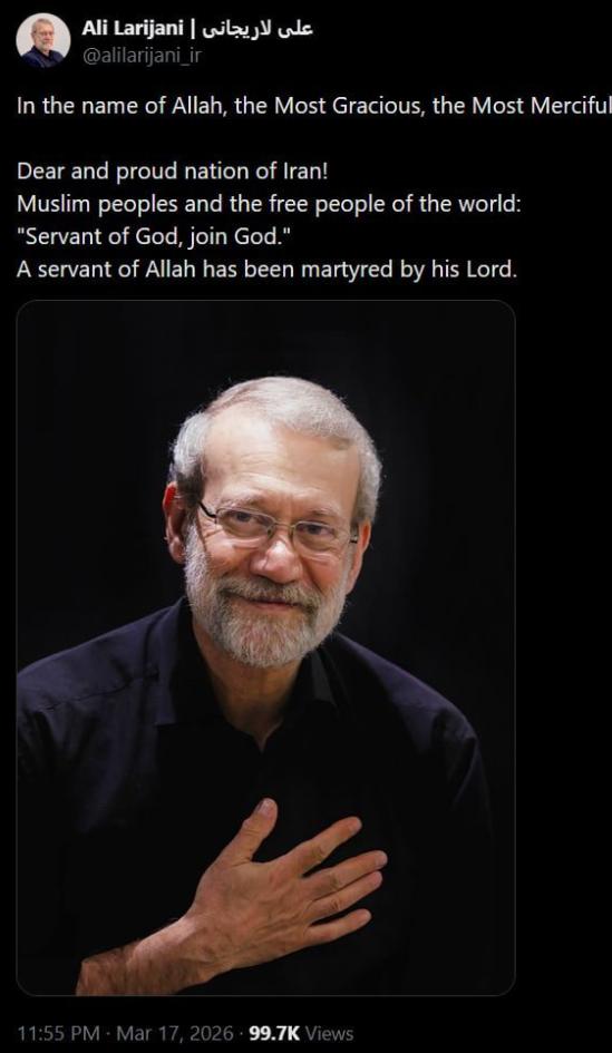 好人活不久，坏人到处蹦？光从面相看，伊朗领导人哈利贾尼，真是一位位温和沉稳的伊朗