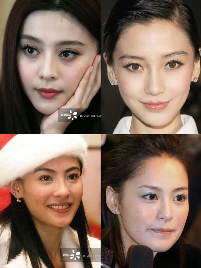 以前的美女和现在的美女，难怪都说是四普。 