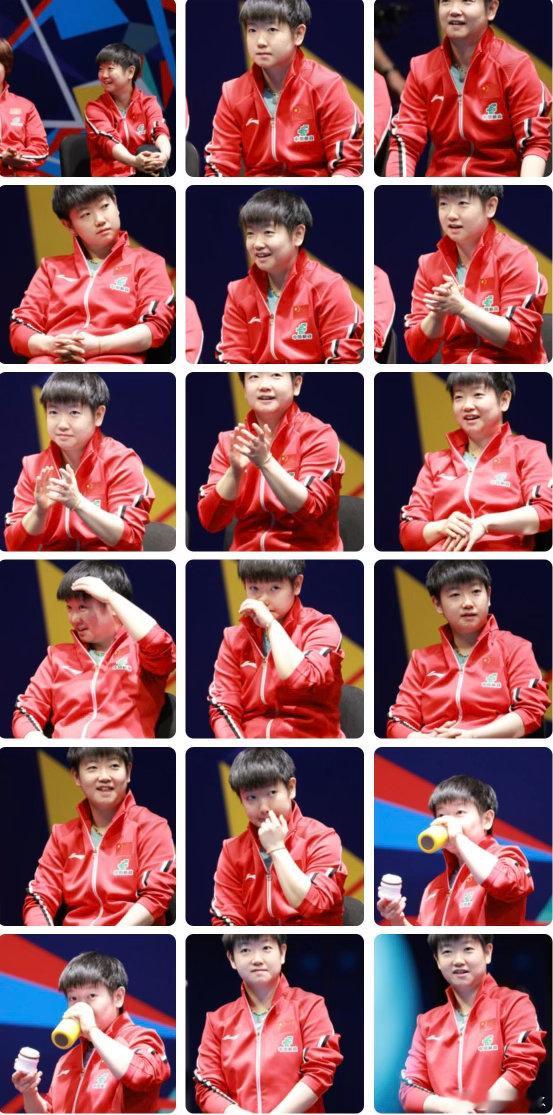 生活手记孙颖莎 天啊！这也太美了吧每一张都这么生动好看 