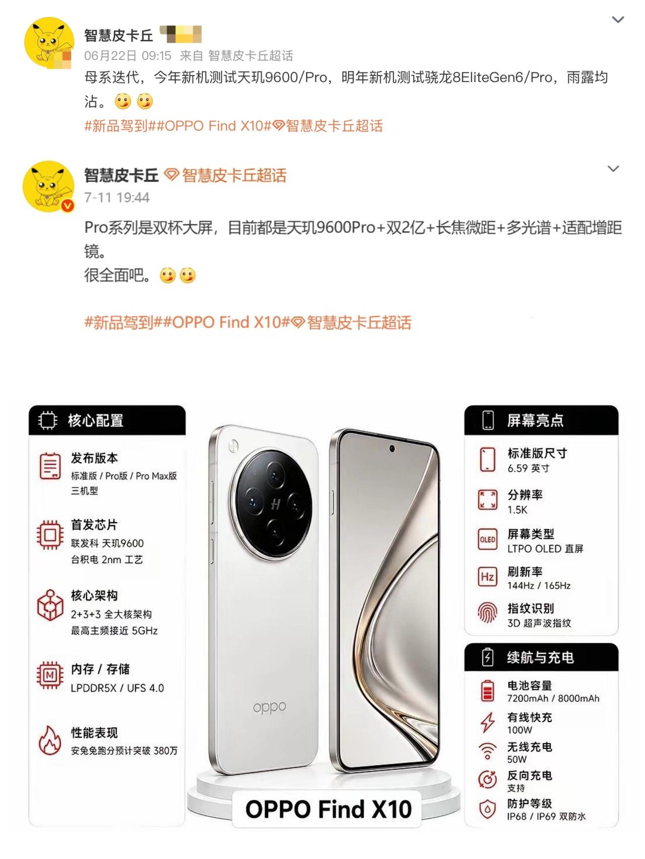 不是吧？下一代Find X10要大改？

听说下代的Find X10系列会有大变