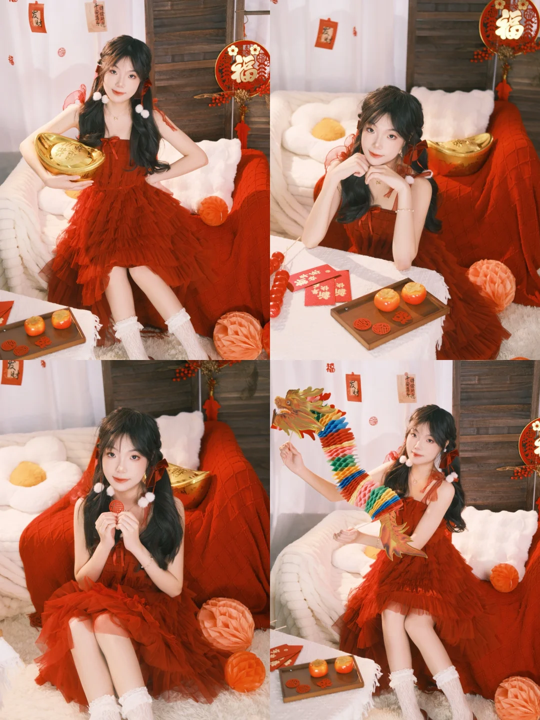 🧨2025的第一组写真就该拍新年写真！