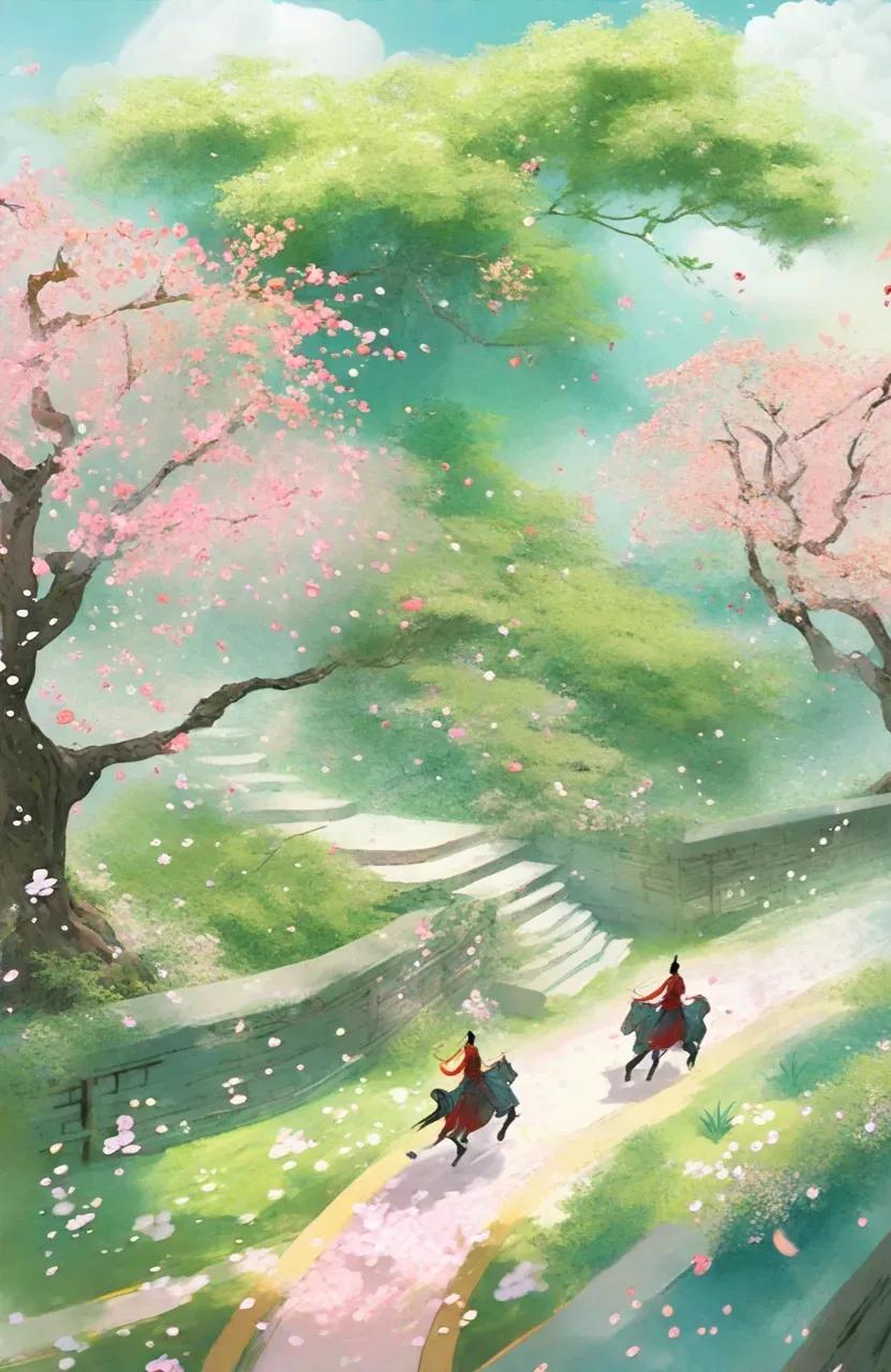 春日迟迟。春景熙熙。——赵师侠《行香子·春日迟迟》
【释义】春回大地，白天变得越