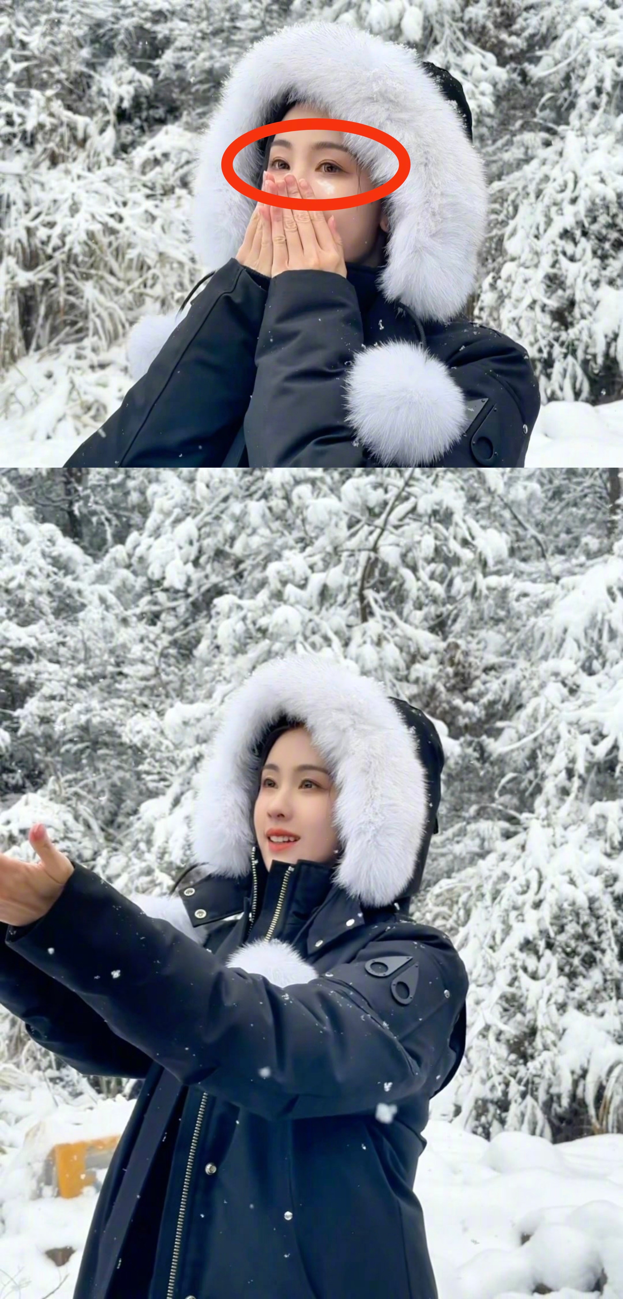 陈都灵的美藏在眼角下的雪花 #陈都灵的美藏在眼角下的雪花# ​​​