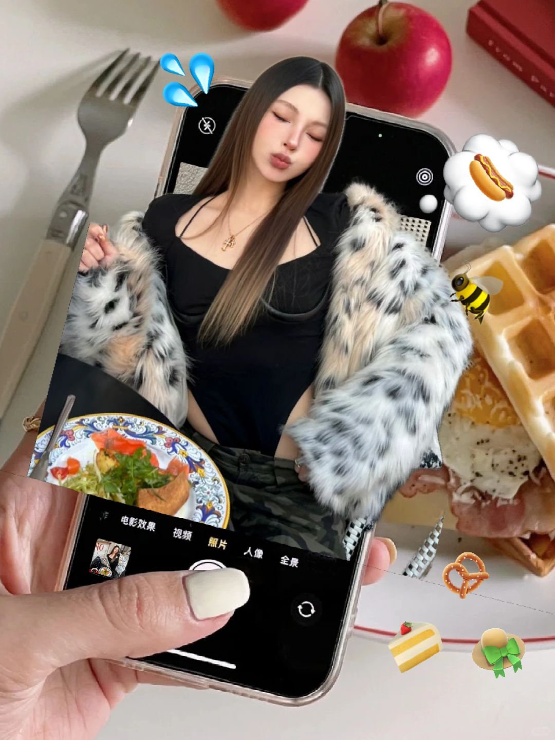 👅🍦被这个模版可爱疯！！生活感upup💦