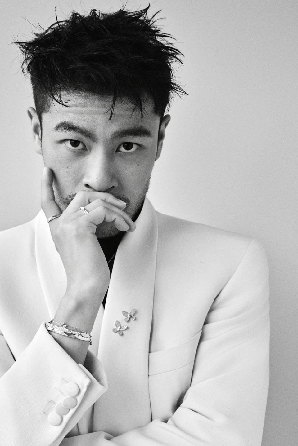 宁忠岩这个造型好评诶！发型和胡型都很赞～体育大赏宁忠岩