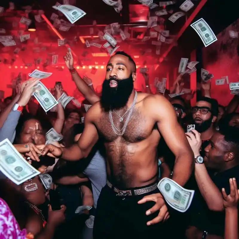 提到NBA热衷流连夜店的球星，多数球迷第一反应是詹姆斯·哈登。
 
休斯顿夜店曾