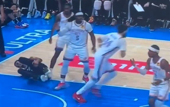 雷霆多尔特太脏了不带这么玩的，想废人呢！马刺三杀雷霆