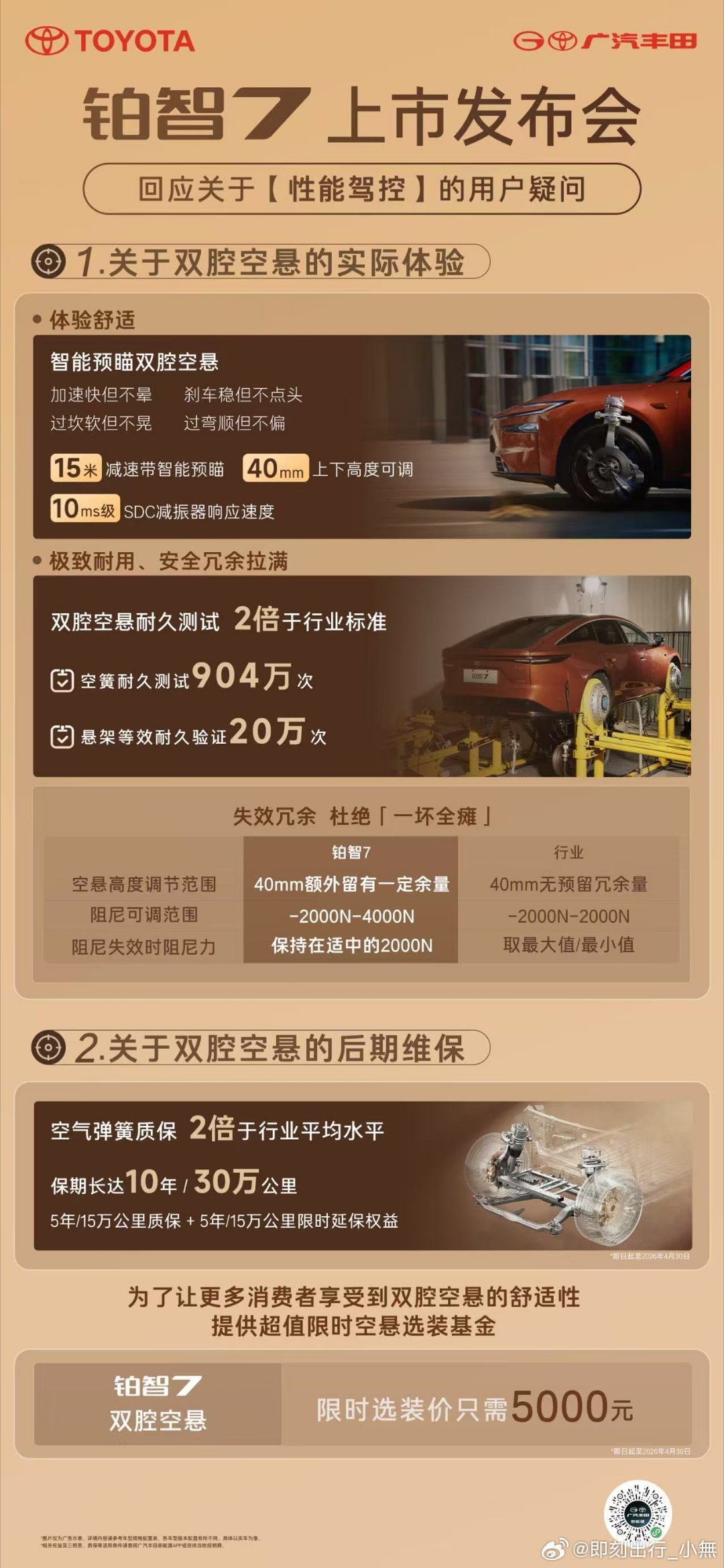 铂智7在电池选型上，从不以品牌知名度为标准，而是综合考量了安全、品质、购车成本等