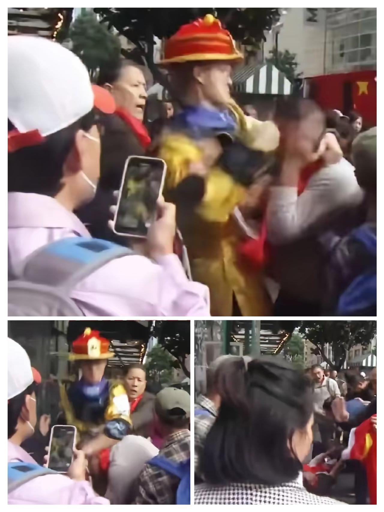 相比于国外，国内对于遗老遗少的待遇还是太好了
​海外的遗老遗少已经开始动手打人了