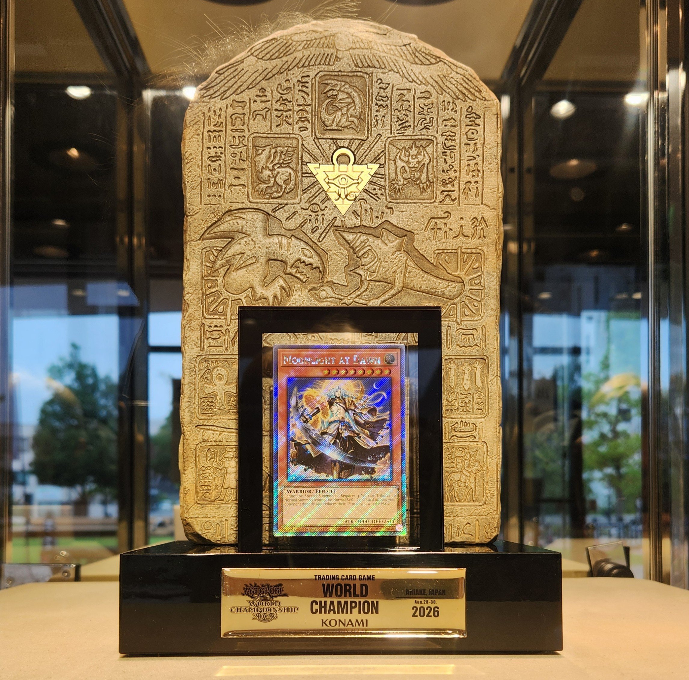 WCS2026 冠军奖杯和奖品卡实物 ​​​